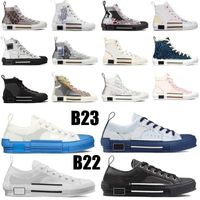 Dies 2021 Designer Shoes B22 Inclined High and Low mens Sneakers B23 Dunks Technical Canvas Leather womens Casual shoe Bee Top Quality L WIh