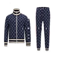 Herren Winter Designer Sweatshirt Jogging Anzüge Modehorte Muster Print Running Tracksuits Männer Luxus -Strickjacke auf serienluftfreie DHL