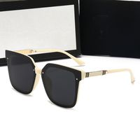 Luxo marca designer óculos de sol lente moda sunglass uv400 para homens mulheres vintage esporte sol óculos multicolor com caso e caixa
