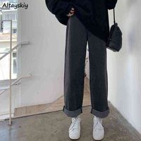 Jeans Women Hot Sales Retro Fashion Chic BF Style Fall Spring Basic Ladies Long Trousers All-match College Harajuku Femme Bottom G220425