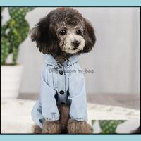 Appareils pour chiens Supplies Pet Home Garden Imperméable Veste à vêtements pour le Bldog French Chihuahua Raincoat Mabe Puppy Drop Livrot 2021 Grtkp