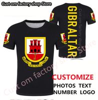 GIBRALTAR t shirt diy free custom made name number Men Shirt Funny Shirts Hip Hop Mens Clothes Vintage Short Sleeve op 220616