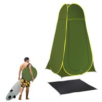 Tentes et abris en extérieur tente de camping de douche de toilette portable baignoire à changement de salle d'ajustement de salle de pluie simple plage intimité des tentes de tente