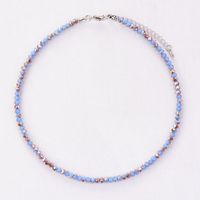 Chokers womans gargantilha de 4 mm de colar de cristal de bling 2022 gola de colarinho simples de colarinho bohemia jóias