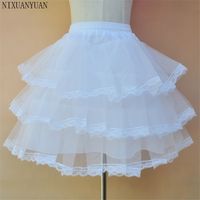Wholesale Children Petticoat 3 Layers Lace Tulle Underskirt Flower Girl Dress Short Crinoline Little Girls Kids Child Underskirt