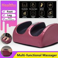 220V Electric Heating Foot Body Massager Relaxation Kneading Roller Vibrator Machine Reflexology Calf Leg Pain Relief Relax280R