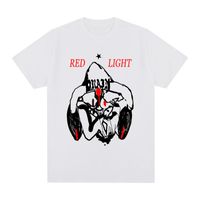 Camisetas para hombres Bladee 333 Drenaje Gang Gang Red Light Caracter Skate Hip Hop Camiseta Algodón Camiseta Camiseta Camiseta