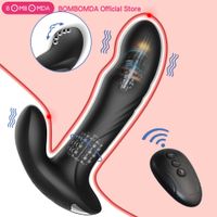 sexy Shop Remote Control Anal Vibrator Rotating Prostate Massager Vibrating Butt Plugs Adult Masturbator Toys For Man
