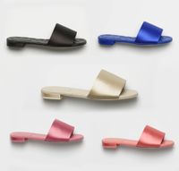 2022 Women' s Mule sandals Satin Pink indoor Casual Slip...