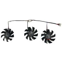 Fans & Coolings 3pcs/Set T128015BU 7Pin GPU Card Cooler For ASUS RX 5700 RX5700 XT GTX1660S 1660 TUF Cards As Replacement293u