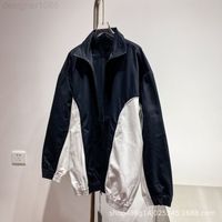 Diseñador de chaquetas de mujer [Versión correcta] Buqueste de estilo Campus New Campus, Casual Contrast Color cosido Asalto Hombres de Asalto y Chaqueta de Mujer V20R