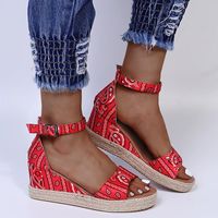 Sandalias Cuadros zapatos para mujeres Tacones altos Summer 2022 Flip Flop Chaussures Femme Platform Plus Tamaño 35-43