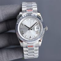 Week Men Watches Automatic Machine 40mm 904l Stainless Strap Strap Silver Dial Sapphire Mirt