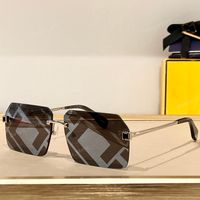 Herren Sonnenbrille Designerin Frau Mode hochwertige Brille Vintage Holiday Driving Shade Damen Luxusmarke Sonnenbrillen Rahmenlos