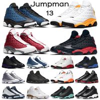 Jumpman 13 Erkekler Basketbol Ayakkabı 13s Del Sol Cesur Mavi Obsidiyen Kırmızı Flint Mahkemesi Mor Siyah Kedi Atmosfer Gri Eğitmenler Spor Sneakers