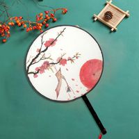 Other Home Decor 1pcs Classical Round Hand Fan Chinese Style...