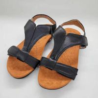 Sandali scarpe estive donne donne rotonde donne festa che cammina tacchi bassi scarpe eleganti calzature femminili scintillanti