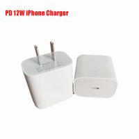 12W PD Type C USB Chargers Fast Charging USBC EU US Plug Adapter Mobile Phone power delivery Quick Charger For iPhone 13 12 11 X 7 8 Pro Plus Max Xs No Box 18W 20W