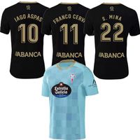 2021 2022 RC Celta de Vigo 축구 유니폼 Iago Aspas Hugo Mallo Denis Suárez 홈 멀리 21 22 축구 남성과 어린이 셔츠