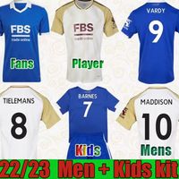 22 23 Leicesteres Cityes Futbol Formaları Vardy Maddison 2022 2023 Hayranlar Oyuncu Versiyon Daka Futbol Gömlek Erkek Jersey Çocuk Kitleri 340025 Jersey