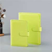 A5 A6 A7 Binder Business Office Planner Notepads Tools Agenda Tools Simple-Leaf-Miares Hand Ledger Notepad Colorful Pu Leather Cover Book B5