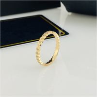 Fashion Designer Jewelry Womens Band Band Rings Silver Gold Rose Coppia Gioielli Lussuoso Canno di alta qualità Fare di nozze Diamond HonemB Design Ring Design Ring