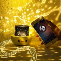 Fêtes de fête fournit gratuitement 6 ensembles de diapositives projection de la lumière de la couronne étoile LED Remote contrôle musical Bluetooth Projecteur Halloween Cadeau de Noël