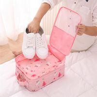 Shoe storage bag Large capacity travel dustproof waterproof cover pull rod suitcase portable finishing shoe cover361n
