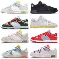 Diseñadores Dunksb Zapatos casuales Sbdunk Estimado de verano Lote 1 05 de 50 Collection Pine Red Orange Verde SB Dunkes Low White Ow The 50 Ts Trainer Chunky Unc Mens Sneakers
