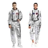 Theme Costume Halloween Carnival Adult Astronaut Space Cosplay Costume Women Pilots Jumpsuit Men Astronaut Alien Spaceman Role Pla211v