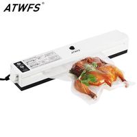 ATWFS Sceller à vide Emballage de rangement Scellant machine de cuisine Conteneur à vide Saverne avec 15pcs Vacum Bag265y