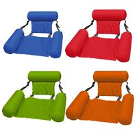 Summer Swim Inflatable Floating Water Mattresses Hammock Lounge Chairs Pool Sports Toys Mat Kids 220520