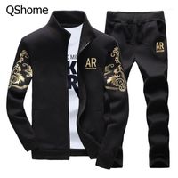 Men' s Tracksuit Sportswear Sets Spring Autumn Casual Tr...