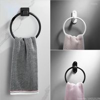 Аксессуар для ванны набор отверстий Свободное пространство алюминиевое кольцо для полотенца ванной