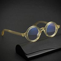 Vintage Round Acetate Optical Glasses Frame for Men Women ...