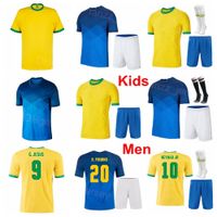 Drużyna Narodowa Brazylia 19 Raphinha Soccer Jersey 11 Philippe Coutinho 3 Thiago Silva 7 Lucas Paqueta 4 Marquinhos Danilo Richarlison piłki nożnej Kits Nazwa niestandardowa