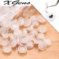 Disposable Eyelashes Blossom cup eyelashes glue holder plastic Stand Quick Flowering For Eyelashes Extension Makeup Tools312C