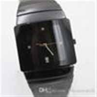 Excellent Design 31MM Man Wristwatch Square Black Dial Ceramic Mens Watches Quartz High-tech Materials Men Watch280u