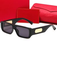 Fasci per piccoli occhiali da sole Summer Uomini e donne Rettangolo Sun occhiali UV Protezione Eyewear