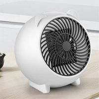 Smart Electric Heaters Cartoon Rechargeable Small Heater Home Office Leafless Fan Super Quiet And Warm Mica Cn(origin) 800W12216