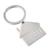 Llavero de la casa personalizado llave de bienes raíces llavero metálico colgante de regalo creativo de regalo logotipo personalizado