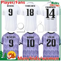 22 23 Benzema Hazard koszulka piłkarska koszulka piłkarska Tchouameni Rodrygo Alaba Asensio Modric Real Madryt Marcelo Camiseta 2022 2023 Mężczyźni i Kit Kit Kit Mundurs