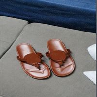 2022 in pelle estiva 0021 donne sandali pannelli in sughero con scatole casual doppia fibbia scivoli scivolati su scarpe da spiaggia a flop a flop size35-43