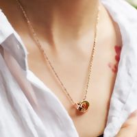Cadena de diseñador Braceletas de oro para mujeres Joyas de moda Pulsera de diamantes de lujo Hombres de oro rosa Platino Enlace de doble anillo colgante Collar collares para adultos Mujer