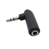 Other Lighting Accessories 1Pcs Right Angle 3.5mm Jack Female To 3Pole Male Stereo Plug Audio Headphone Connectors L Shape Extension Convert