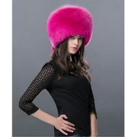 FXFURS Autumn and winter 2020 New Women 's Genuine raccoon dog russian fur hat real fox fur hat dome mongolian hat FXH-161014289x