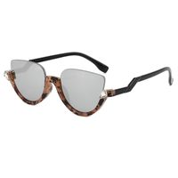 Sunglasses European And American Half- frame Retro Fashion Di...