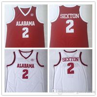 2019 Alabama CrimsonTide NCAA JerseyS SEXTON College jerseys WHITE shirts Tops fashion school retro vintage students basketbal222r
