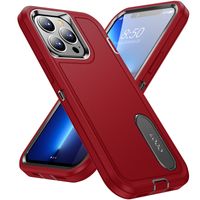 Hybrid Armor Phone Back Cell Phone Cases For iphone 13 pro max mini 12 11 xs xr 7 8plus Cover Heavy Duty Dual Layer Portector Bracket kickstand Case