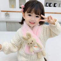Schals Kinderschal Winter warmer koreanischer koreanischer Cartoon Jungen und Mädchen Puppe verdickte Babyhalsdecke